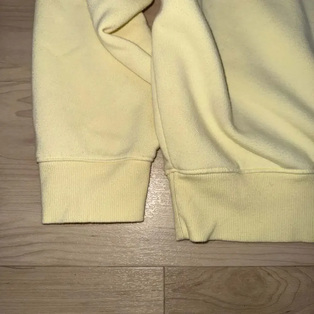 Wild Fable Pale Yellow Saint-Tropez France Crewneck Sweatshirt - Picture 3 of 7